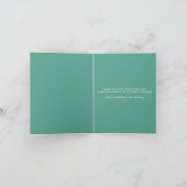 Spring Bunny Waterverf Dank je kaart (Binnen)