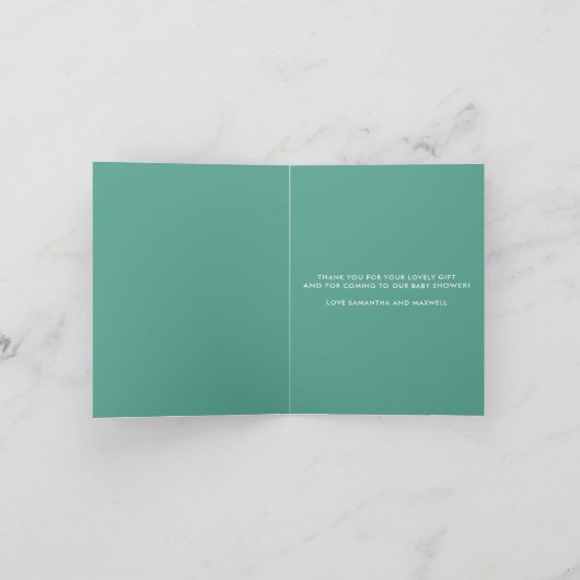 Spring Bunny Waterverf Dank je kaart (Binnen)