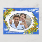 Spring Buttercup Bloemen Aankondigingskaart (Voorkant)