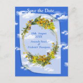 Spring Buttercup Bloemen Aankondigingskaart (Voorkant)