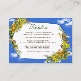 Spring Buttercup Bloemen Informatiekaartje