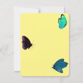 Spring Butterflies Flat Note Kaart Notitiekaartje (Voorkant)