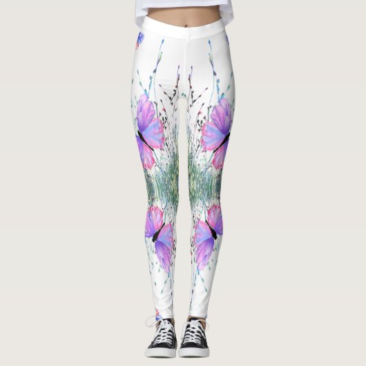 Spring Butterflies Leggings (Voorkant)