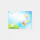 Spring Butterflies Post-it® Notes (Voorkant)