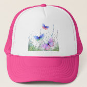 Spring Butterflies Trucker Hat Pet (Voorkant)