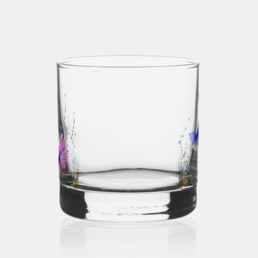 Spring Butterflies Whisky Glas (Rechts)