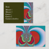 Spring Butterfly Abstracte kunst Visitekaartje (Voorkant / Achterkant)