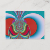 Spring Butterfly Abstracte kunst Visitekaartje (Achterkant)