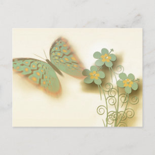 Spring Butterfly Briefkaart