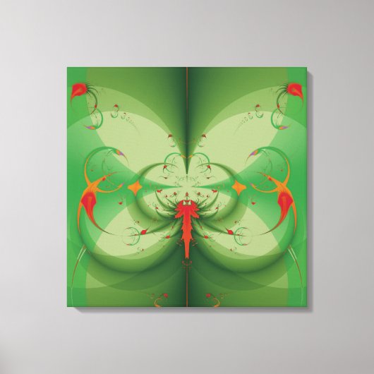 Spring Butterfly Canvas Afdruk (Voorkant)