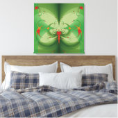 Spring Butterfly Canvas Afdruk (Insitu (Slaapkamer))