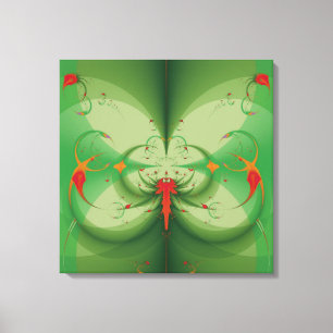 Spring Butterfly Canvas Afdruk
