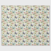 Spring Butterfly Garden Cadeaupapier (Vlak)