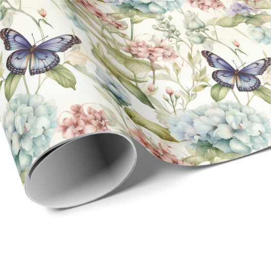 Spring Butterfly Garden Cadeaupapier (Rol Hoek)