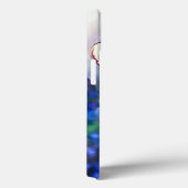 Spring Butterfly op Blue Flower Case-Mate iPhone Case (Achterkant / Rechts)