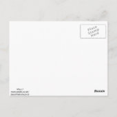 Spring Butterfly op Roos Briefkaart (Achterkant)