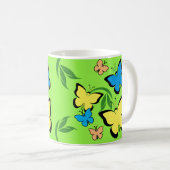 Spring Butterfly Patroon Koffiemok (Voorkant rechts)