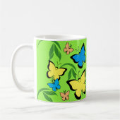 Spring Butterfly Patroon Koffiemok (Links)