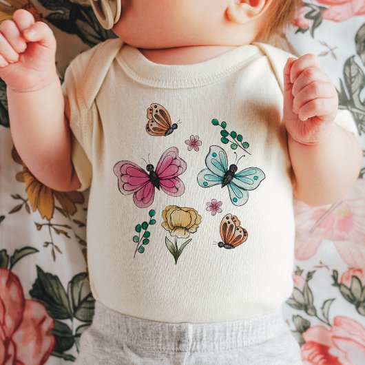 Spring Butterfly Romper