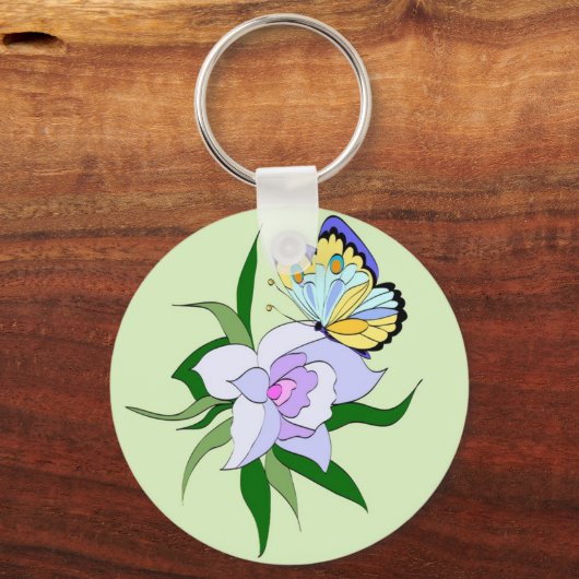Spring Butterfly Sleutelhanger (Voorkant)