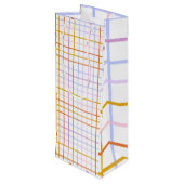 Spring cadeau tas wijn cadeautas (Achterkant Gekanteld)