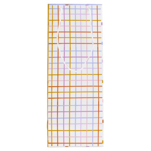 Spring cadeau tas wijn cadeautas (Achterkant)