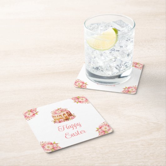 Spring Cake Easter Brunch Kartonnen Onderzetters (Insitu)
