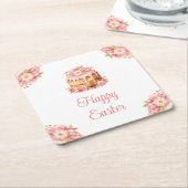 Spring Cake Easter Brunch Kartonnen Onderzetters (Schuin)