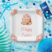 Spring Cake Easter Brunch Papieren Bordje (Feest)