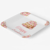 Spring Cake Easter Brunch Papieren Bordje (Gebogen)