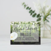 Spring Calla Lily Field Vrijgezellenfeest Kaart (Staand voorkant)