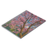 Spring Canopy – Bloesemboom & Blauwe Hemel Schilde Notitieboek (Linkerzijde)