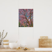 Spring Canopy – Bloesemboom & Blauwe Hemel Schilde Poster (Keuken)