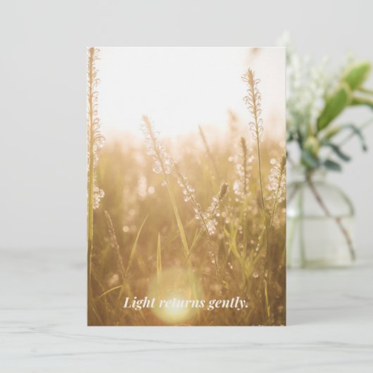 Spring Card Feestdagenkaart (Staand voorkant)