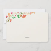 Spring Cardinal Invitation Kaart (Achterkant)