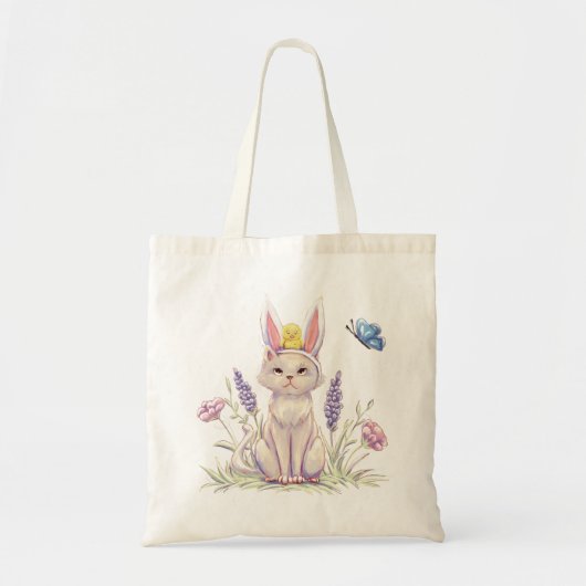 Spring cat bag tote bag (Voorkant)