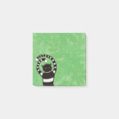 Spring Cat Lover Evil Kat Green Post-it® Notes (Voorkant)