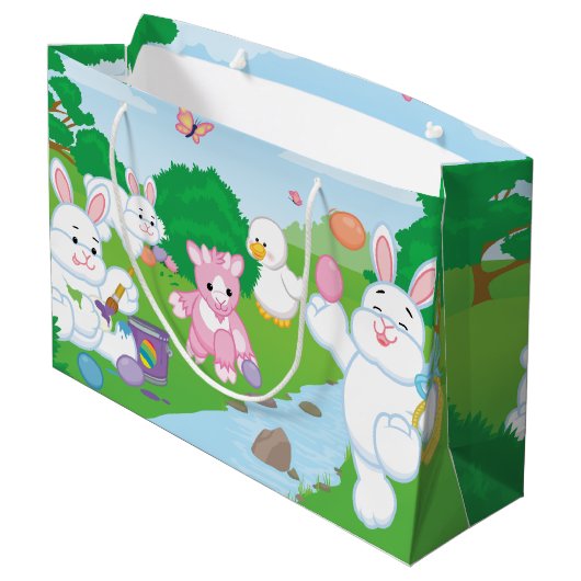 Spring Celebration Egg Hunt Groot Cadeauzakje (Achterkant Gekanteld)
