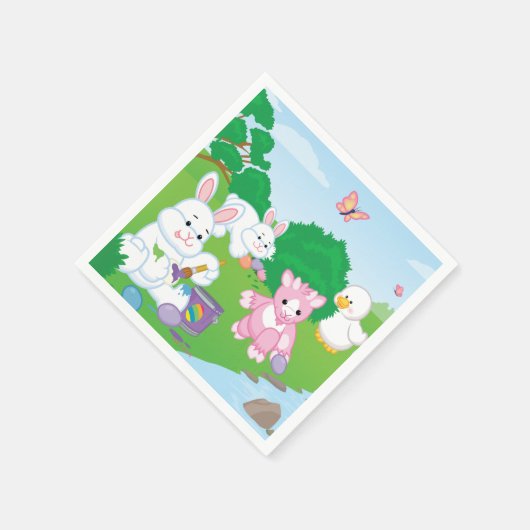 Spring Celebration Egg Hunt Servet (Hoek)