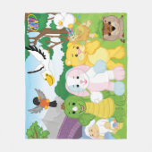 Spring Celebration in the Kinzville Park Fleece Deken (Voorkant)