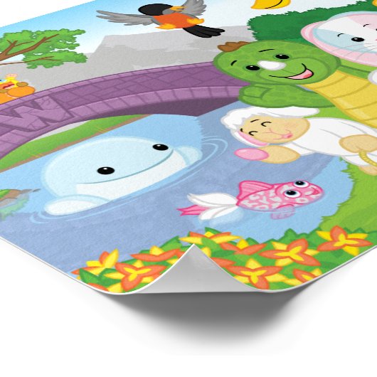 Spring Celebration in the Kinzville Park Poster (Hoek)