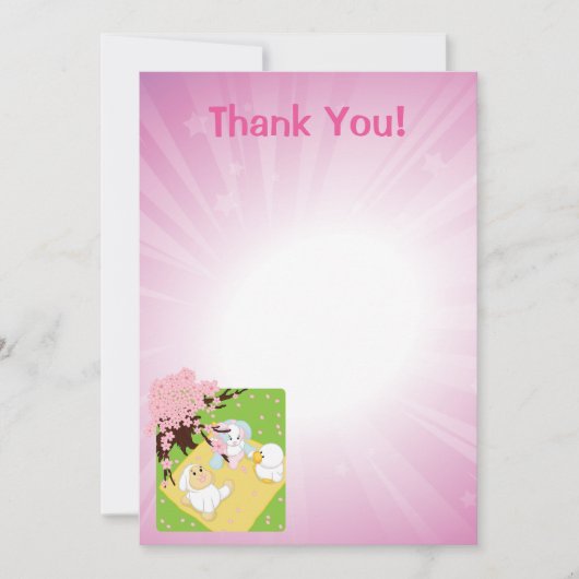 Spring Celebration Picnic Kaart (Voorkant)