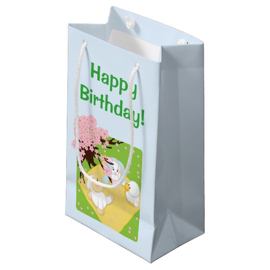 Spring Celebration Picnic Klein Cadeauzakje (Voorkant Gekanteld)