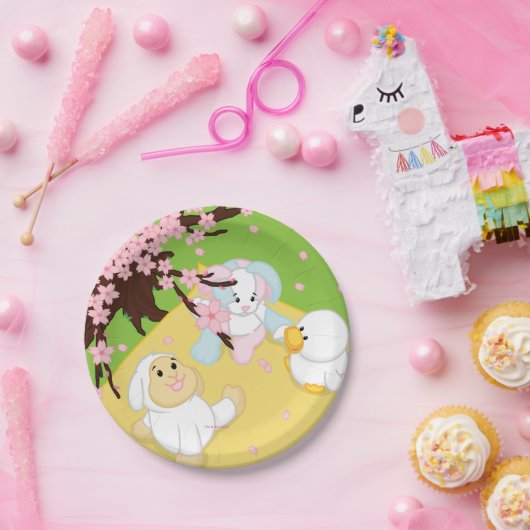Spring Celebration Picnic Papieren Bordje (Feest)