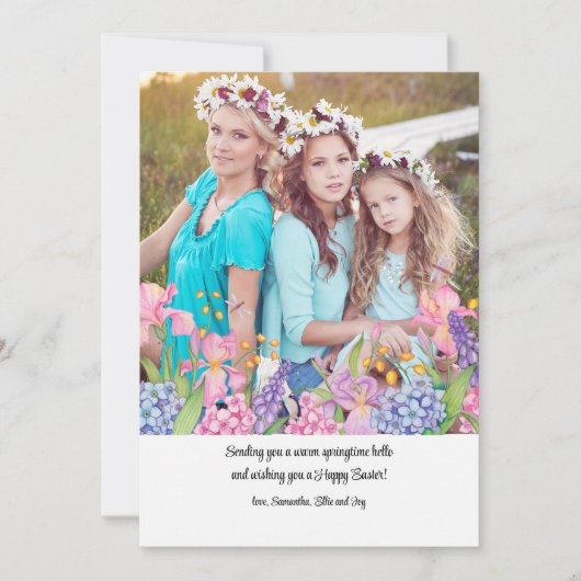 Spring Charm-fotokaart Kaart (Voorkant)