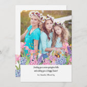 Spring Charm-fotokaart Kaart (Voorkant / Achterkant)