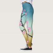 Spring Cheerful Cherry Blossom Leggings (Links)