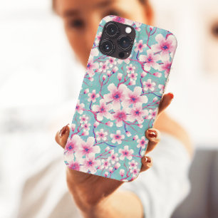 Spring Cherry Blossinggreen Case-Mate iPhone Case