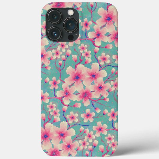 Spring Cherry Blossinggreen Case-Mate iPhone Case (Achterkant)