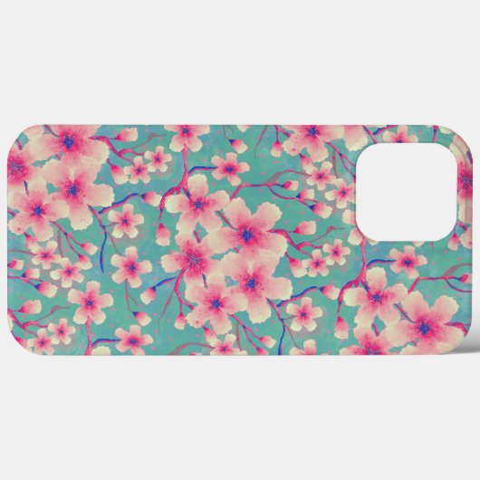 Spring Cherry Blossinggreen Case-Mate iPhone Case (Achterkant (horizontaal))